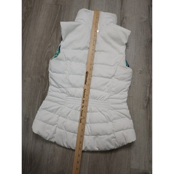 Lilly Pulitzer Syd Puffer Vest Goose Down Floral Lined Womens XS - Picture 9 of 12